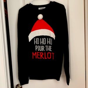 Wine ugly Christmas sweater